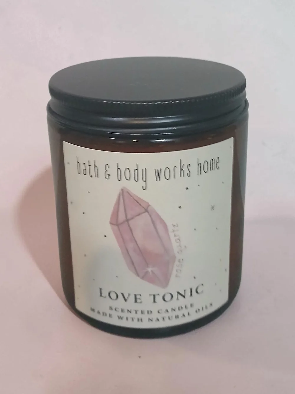 Bath & Body Works Love Tonic Scented Candle - Pink & Black
